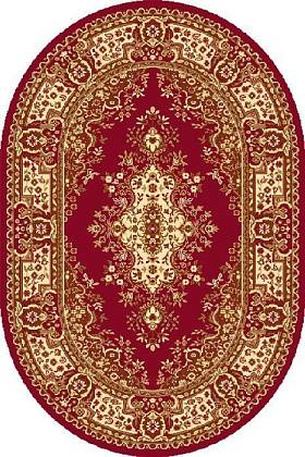 Ковер  STANDARD Fatima S dark red ОВАЛ